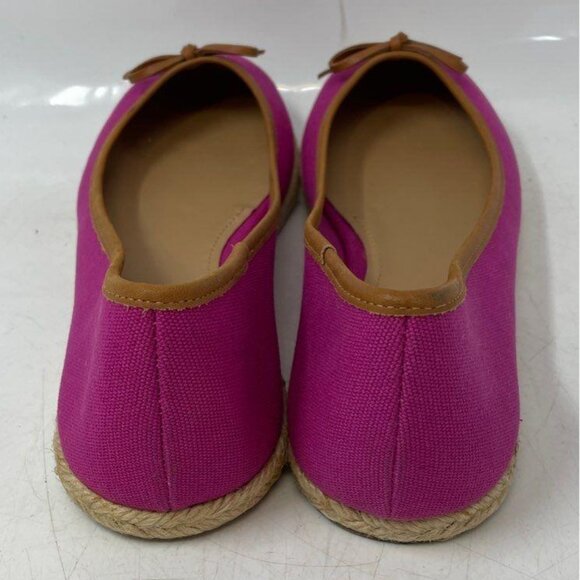 EUC Coach Darcelle Purple Fuchsia Round Toe Slip-On Espadrille Flats Size 9 - Picture 6 of 7
